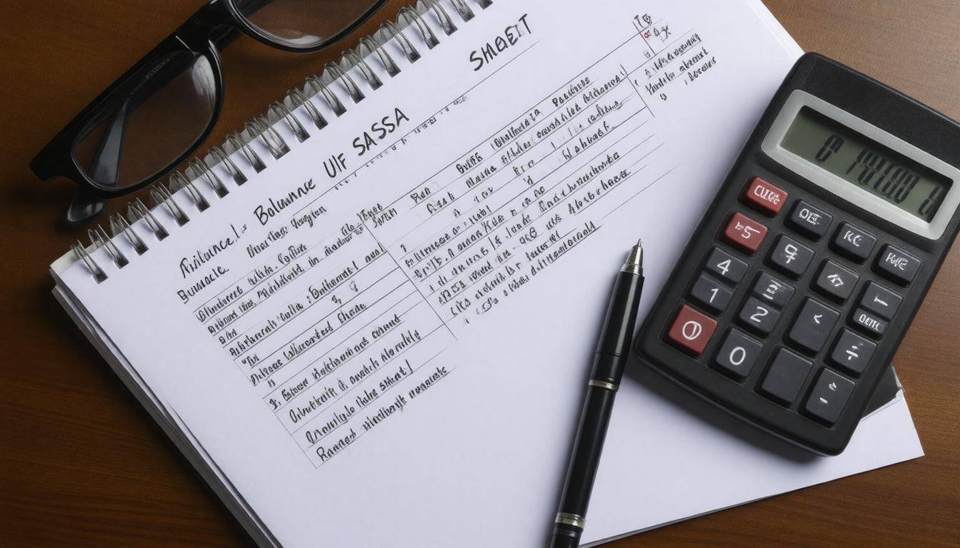 Calculator and budget notes